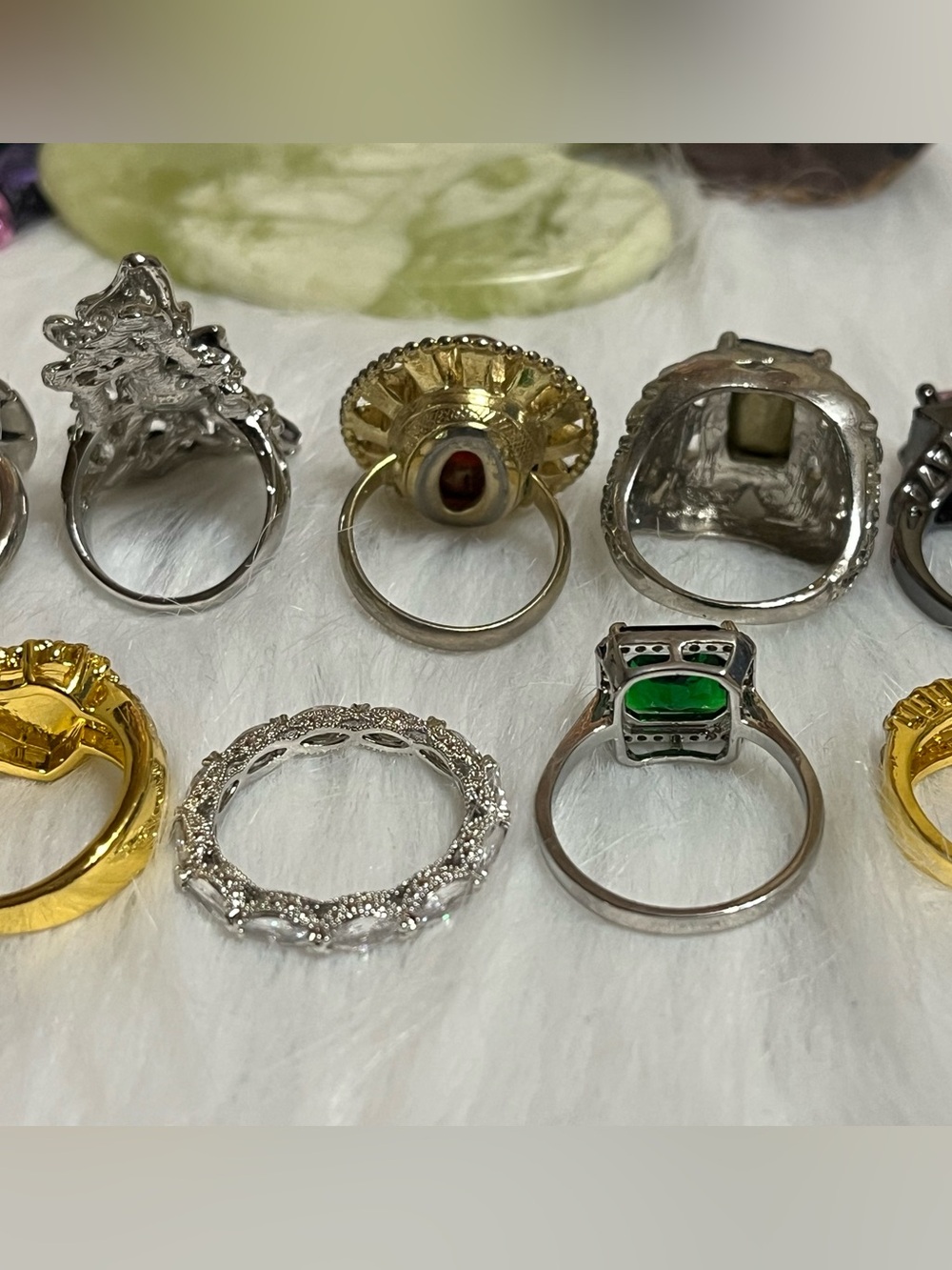 17 Sparkling Rings Lot - Picture 9 of 14